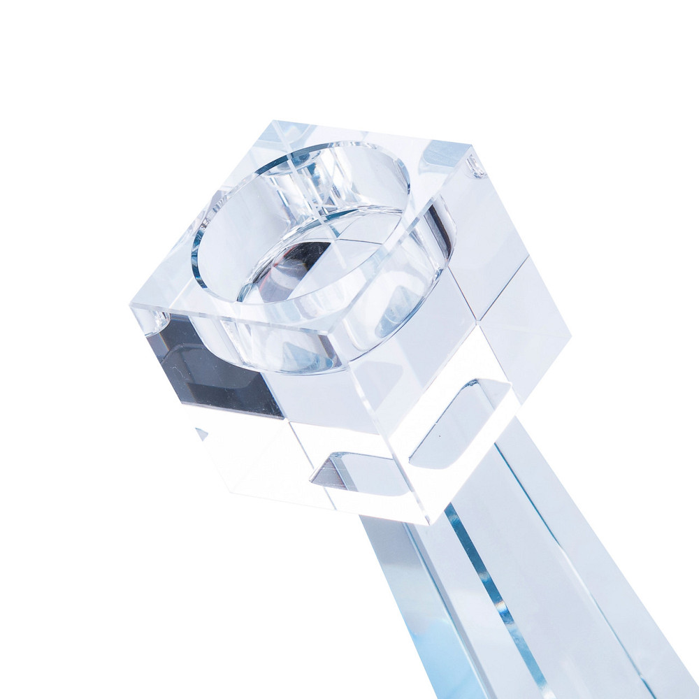 TS Kitchen Скляний підсвічник 20.5 (см) квадратний на 1 свічку HP36560S Киев - изображение 3