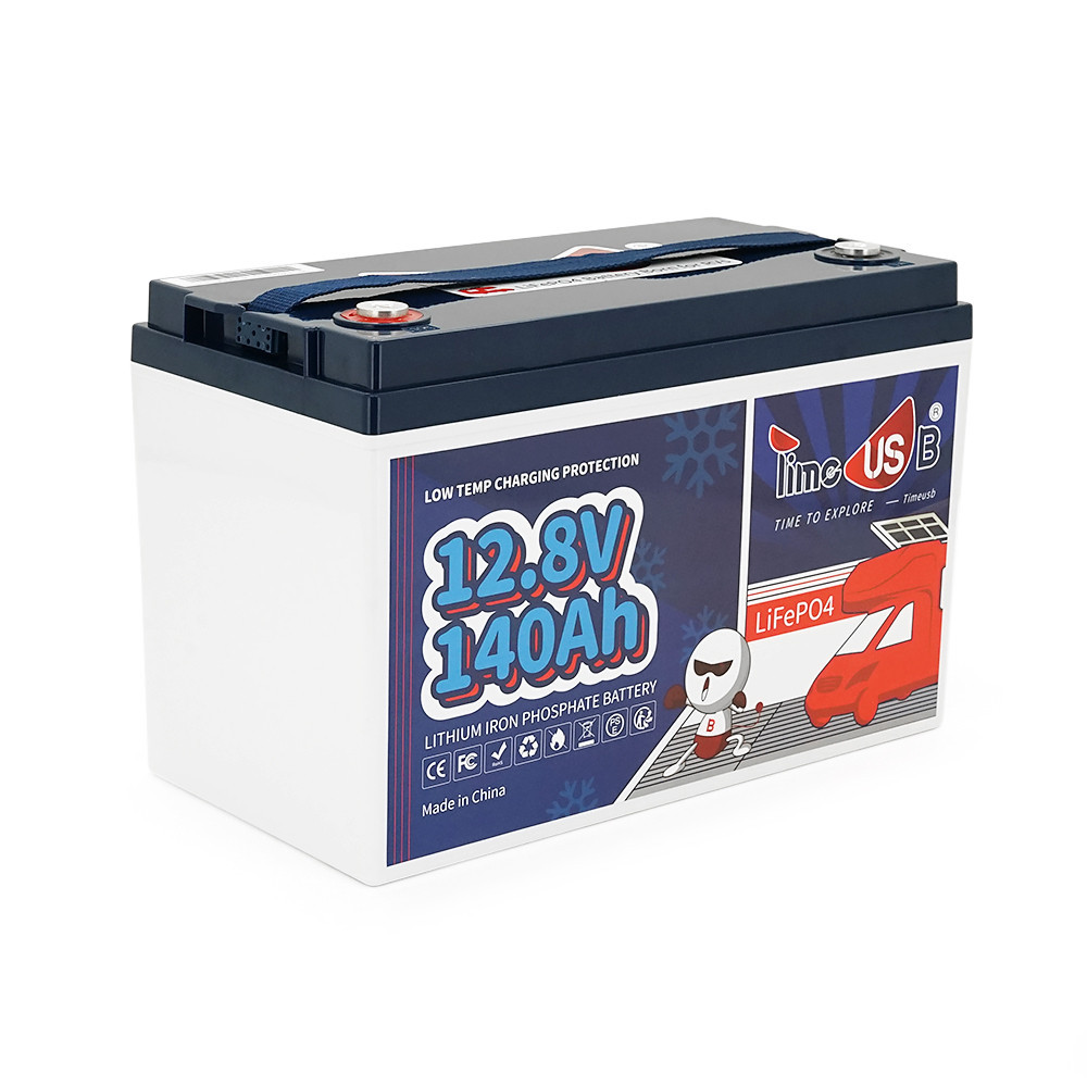 Акумуляторна батарея LiFePO4 Timeusb 12.8V 140Ah, 1792Wh, BMS 50A, 330*172*216мм Київ - фото 1