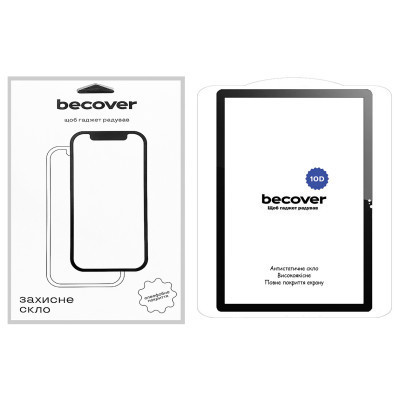 Стекло защитное BeCover 10D Lenovo Tab P11 (2nd Gen) (TB-350FU/TB-350XU) 11.5" Black (710579) Винница - изображение 1