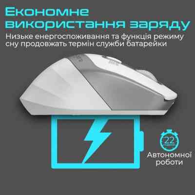 Мишка Promate Samit Wireless White (samit.white) Вінниця