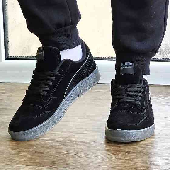 Кросівки Чоловічі Puma Чорні Замшеві Пума (розміри: 40,41,42,43,44) - 37-1 Дніпро