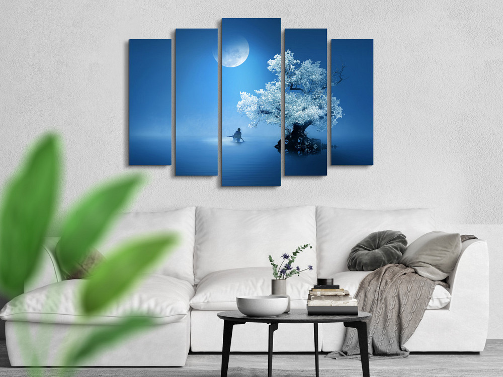 Модульная картина в гостиную / спальню Дерево в свете луны Art-390_5 ( 80х118см ) Киев - изображение 2