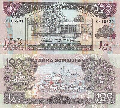 Сомалиленд /Somaliland 100 Shillings 2002 P5 UNC Полтава - изображение 1