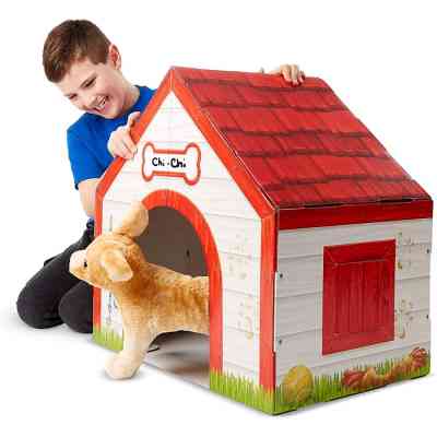 Игровой набор Melissa&Doug Картонный игровой домик для собаки (MD5514) Винница
