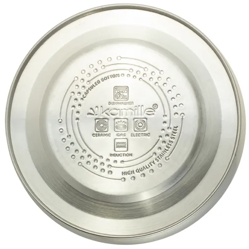 Чайник 3л нержавіюча сталь зі свистком з ручкою "soft-touch" 859 KAMILLE Житомир - фото 9