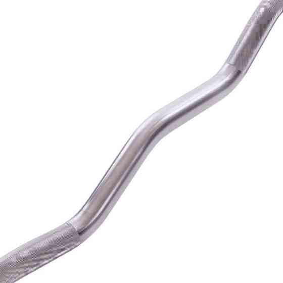 Штанга фиксированная изогнутая полиуретановая Zelart 2690-30 длина 107 см 30 кг Киев