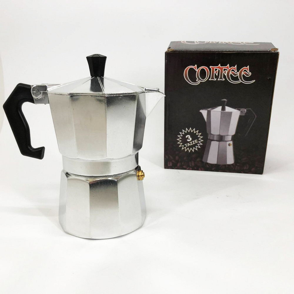 Кавоварка для приготування гейзерного типу UNIQUE, Кавоварки з нержавіючої сталі, Практична кавоварка RT-55 Львів - фото 12