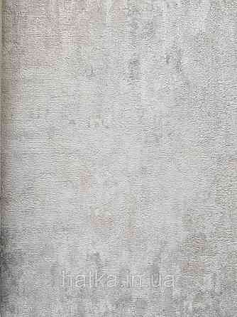 Шпалери вінілові на паперовій основі Zambaiti C88123 ABITAT штукатурку під бетон розмитий сірий сріблястий Київ