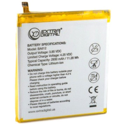 Акумуляторна батарея Extradigital Meizu M5s 2930 mAh (BMM6462) Вінниця - фото 1