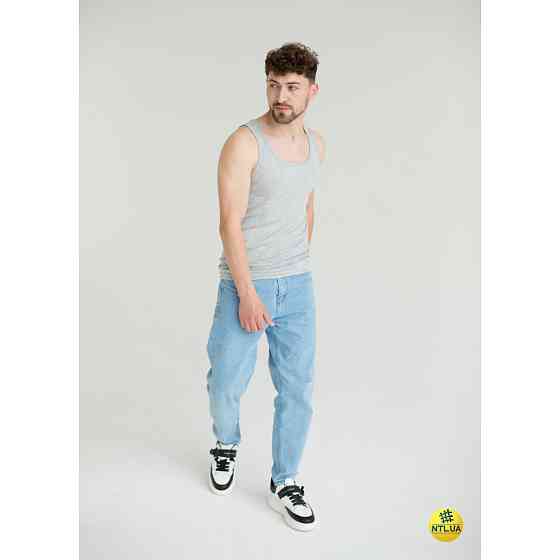 Набір чоловічих майок зі 100% бавовни 3 шт Наталюкс 21-1103 XXL Київ