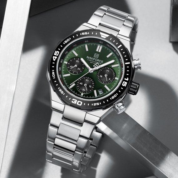 Часы мужские наручные Naviforce Ocean (Серебристый) Винница - изображение 6