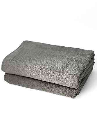 Махровое полотенце Ideal Textile 70х140 см однотонное (56860538) сірий Черновцы