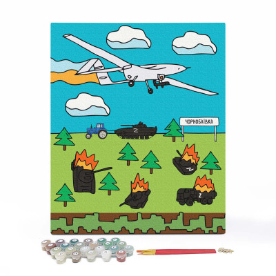 Картина по номерам Orner Чорнобаївка 40х50 см (orner-1669) Вінниця - фото 2