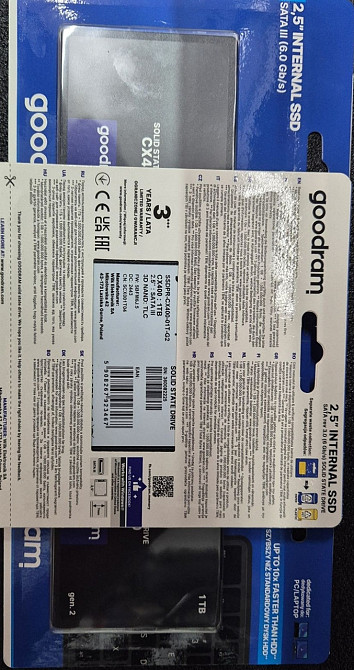 SSD накопитель 1 ТB GOODRAM CX400 Gen.2 (SSDPR-CX400-01T-G2) Киев - изображение 2