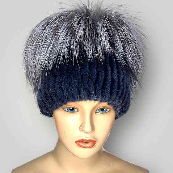 Шапка хутряна жіноча кубанка Джесіка Графітовий Харків