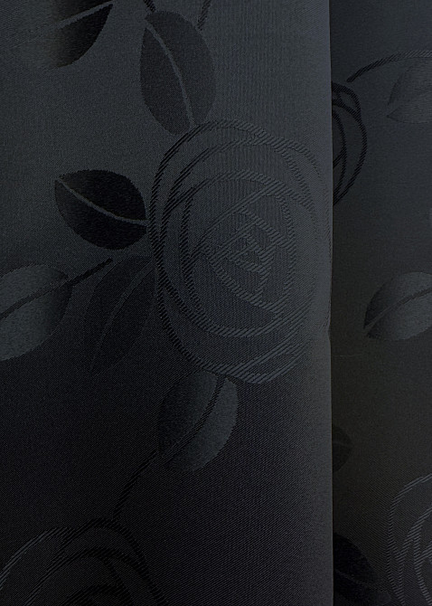 Комплект готових штор VR-Textil Жакард № 980ш Чорний 150х290 см 2 шт (30-780) Київ - фото 8