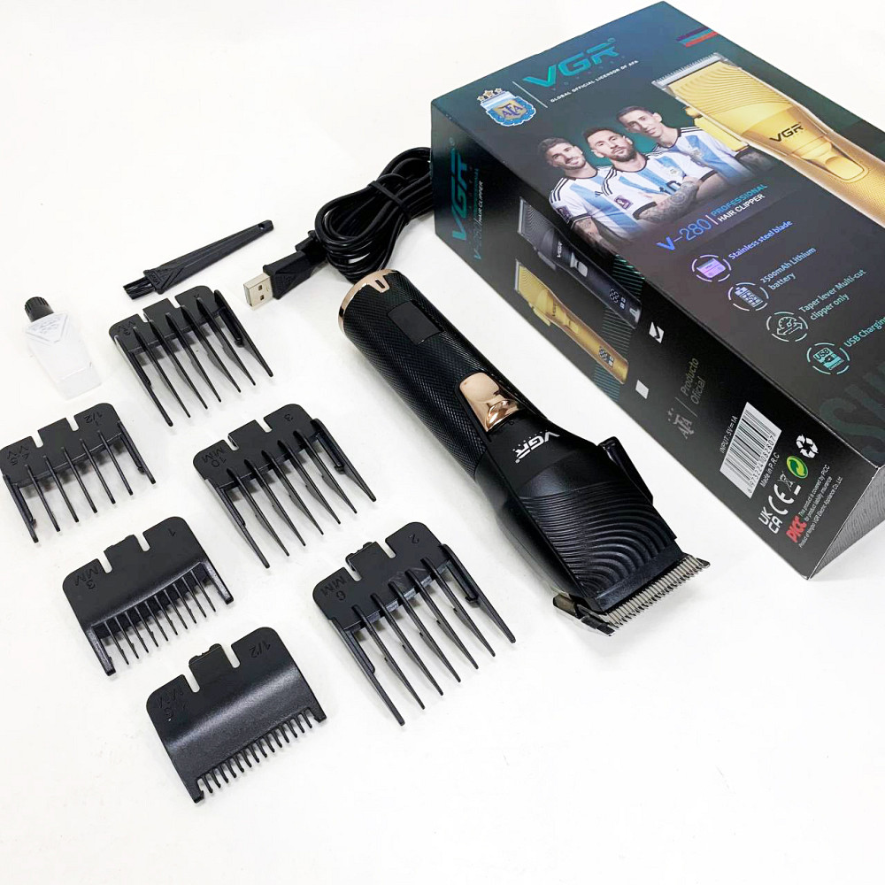 Професійна акумуляторна машинка Акумулятор, Машинка для стрижки акумуляторна з насадками UK-93 Івано-Франківськ - фото 9