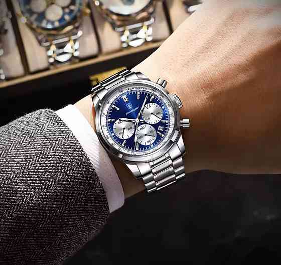 Часы мужские наручные Poedagar Petros Silver Серебристый Киев