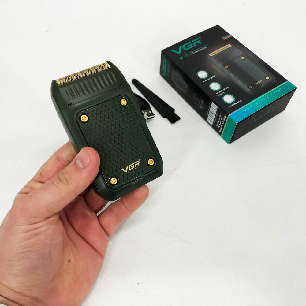 Бритва сеточная профессиональная VGR, Электрическая бритва для стрижки с влагозащитой TW-71 Львов - изображение 12