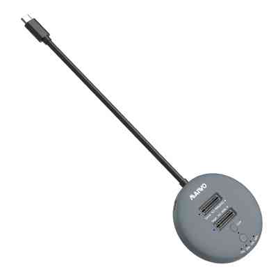 Док-станция для накопителей Maiwo 2*NVMe M.2 SSD to USB3.2 Gen2 USB-C 10Gbps (K3026P2 grey) Винница