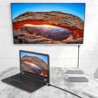 Кабель мультимедійний HDMI M to HDMI M 2.0m V2.1 8K 60Hz HDR10 HLG 48Gbp J5create (JDC53-N) Вінниця