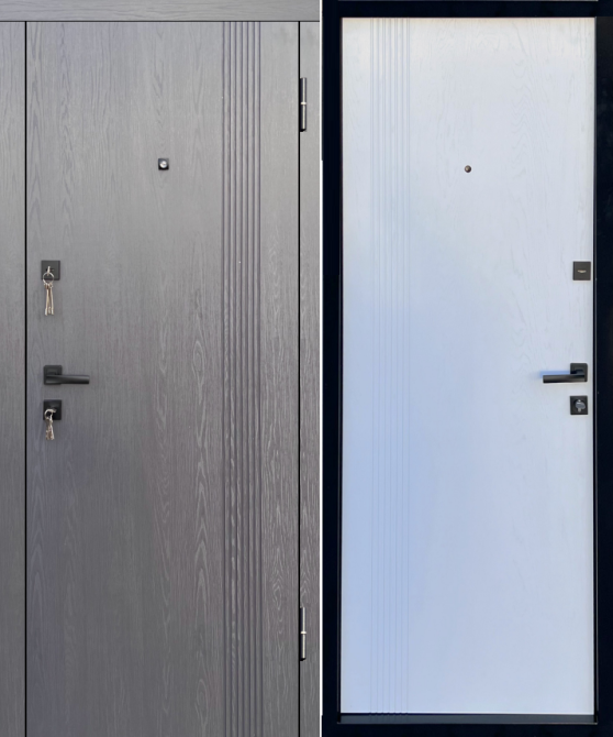 Вхідні двері ТАРІМУС Дверна Індустрія "Надійна Black" Київ - фото 1