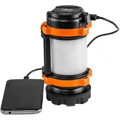 Фонарь Neo Tools 800 люмен 3в1, power bank, лампа, 10Вт, 1200 мАг (99-031) Винница