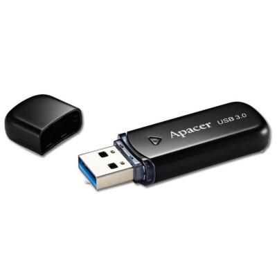 USB флеш накопитель Apacer 32GB AH355 Black USB 3.0 (AP32GAH355B-1) Винница - изображение 3