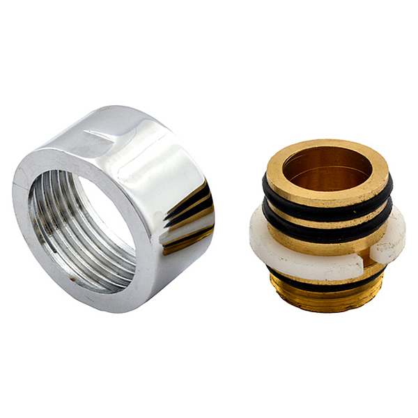 Футорка з гайкою для вилива (гусака) змішувача (діаметр гайки 3/4) Харків - фото 2