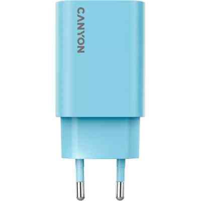 Зарядное устройство Canyon 30CL OnCharge USB-C PD30W Light Blue (CNE-CHA30CLLBL) Винница