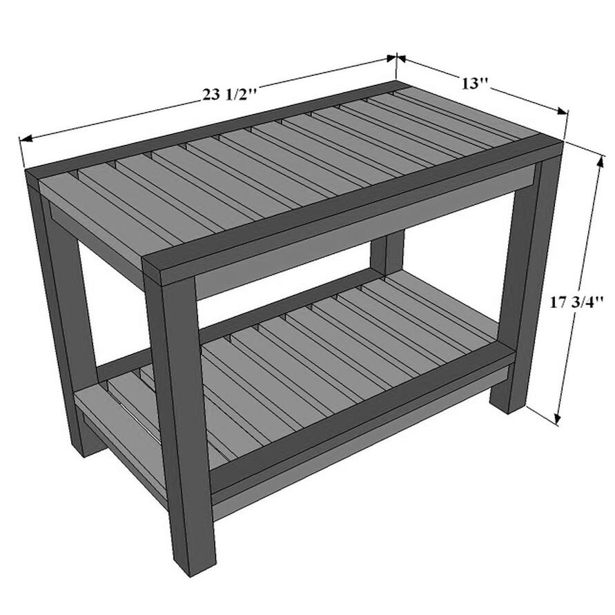 Лавка для ванной 