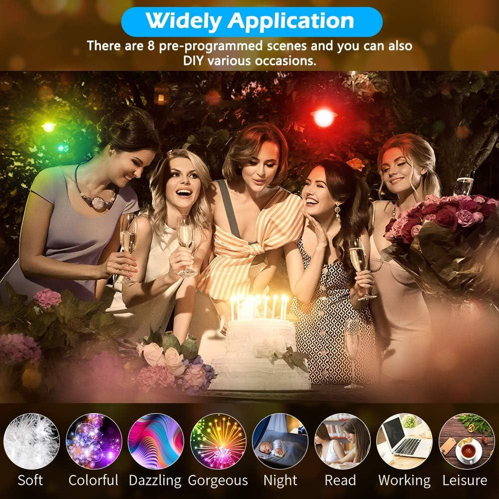 Умные лампы Plartree E27 WiFi 10Вт, Alexa/Google Home, 2 шт, RGB+тёплый свет, 2700-6500K Киев - изображение 7