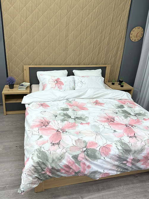 Комплект постельного белья Ранфорс, Decorator Cotton Collection Julia Евро 220х200 с разноцветным принтом (88-123) Киев - изображение 5