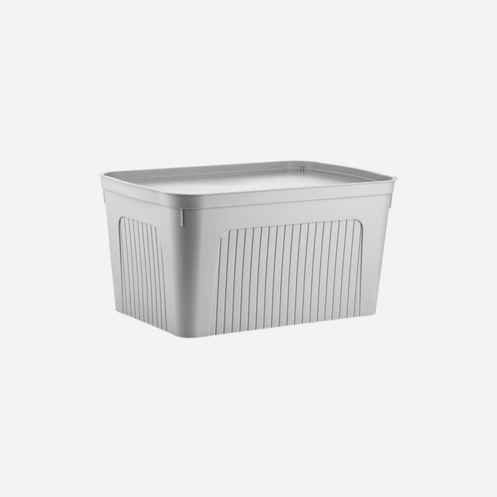 Кошик для зберігання з кришкою "Юнит" 8л (в асортименті) Харків - фото 1