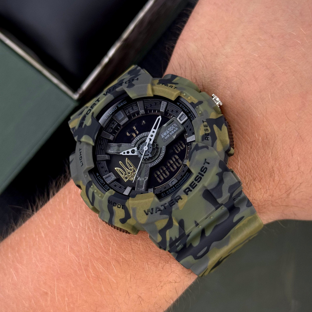 Awarder 005 Тризуб золото Camo Green Київ - фото 5
