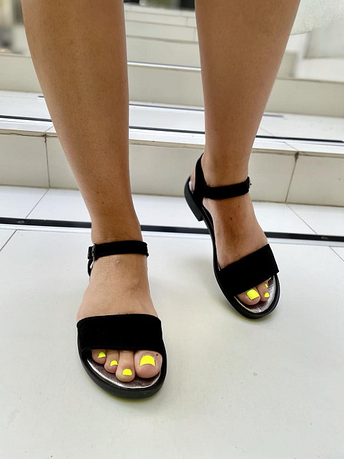 LaDi Босоніжки жіночі LaDi Ника чорні (літо, замша натуральна) (3386) Коломыя - изображение 7