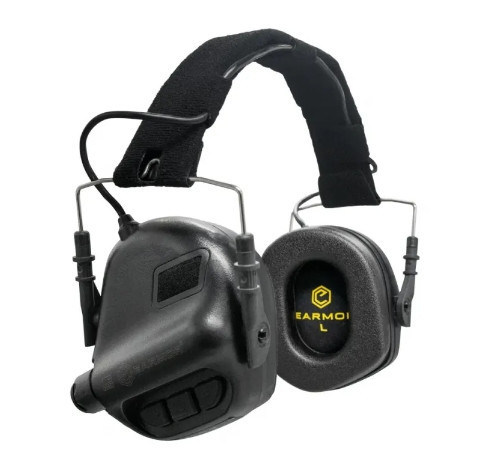 Тактические активные наушники Earmor М31 Черный Винница - изображение 1