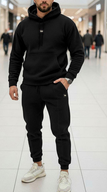 Теплий чоловічий костюм з капюшоном Одеса - фото 1