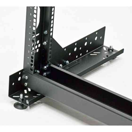 Стійка однорамна CMS UA-OF24-S-BK 24U чорна (без ніг) Київ