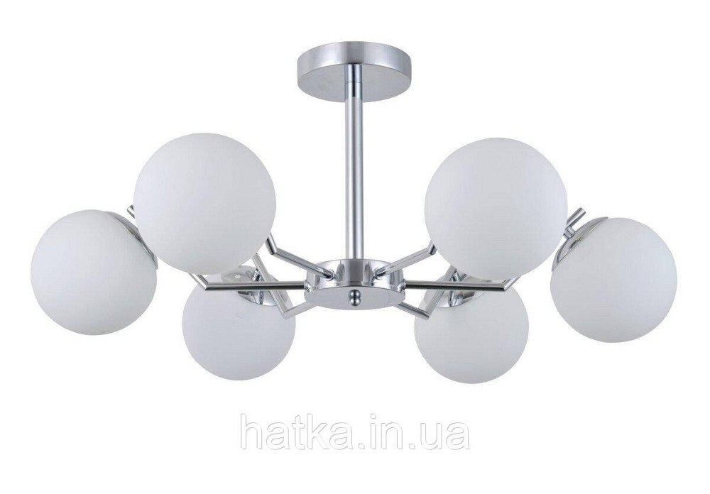 Люстра декоративна 74534/6 CR на 6 плафонів Київ - фото 2