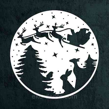 Декоративне настінне Панно «Новий рік», Декор на стену Київ