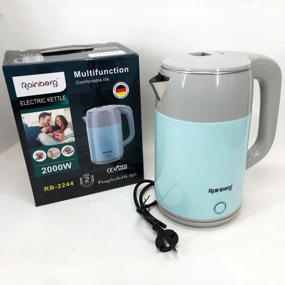 Электрочайник отличный Rainberg, Чайник со свистком, Чайник дисковый Маленький TE-91 Львов - изображение 13