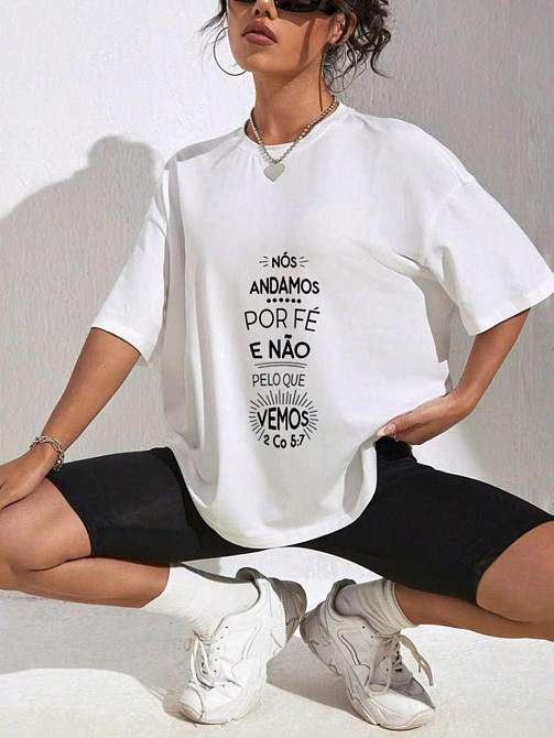 Футболка жіноча з принтом  42 Біла 2664081886 Дніпро - фото 1