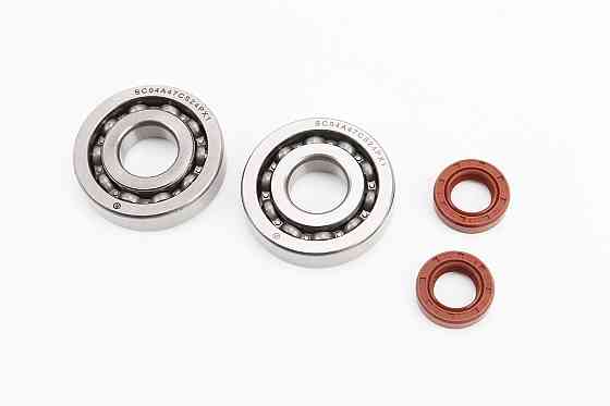 Підшипник колінвалу DIO AF18/27 SCO4A47CS24PX1 (20x52x12) 2шт + сальник 15,5x25,5x7 2шт, від 5шт -15% Киев