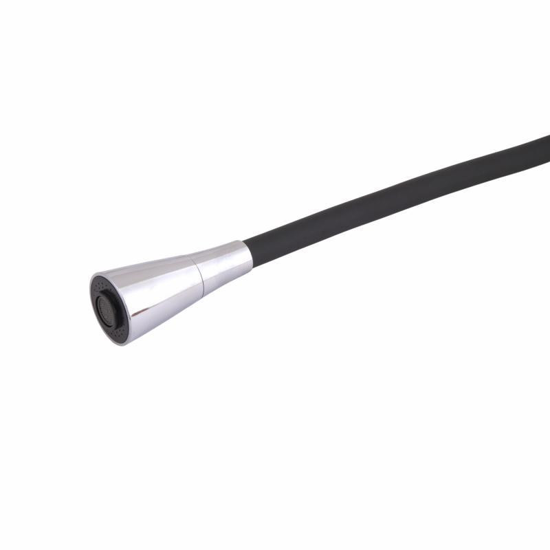 Смеситель для кухни Lidz Tani 007F3 с гибким изливом (k40) LDTAN007F3BCR37649 хром/черный Киев - изображение 3