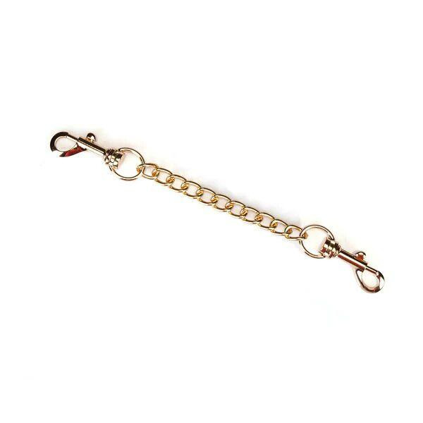 Наручники Liebe Seele Boudoir Amor Wrist Cuffs Black, з’єднувальний ланцюжок на карабінах Sex Aura Київ - фото 8
