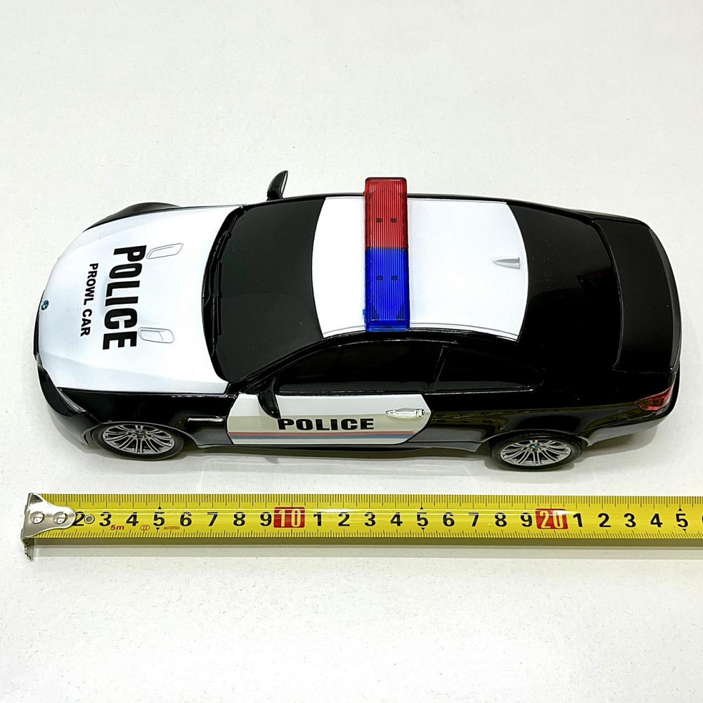 Машина на радіокеруванні Поліція пульт 2.4GHz підсвічування акумулятор 4.8V гумові колеса USB кабель Чорна (866-1803 PB) Чернігів - фото 8