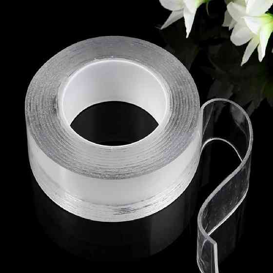 Багаторазова клейка стрічка 5м Ivy Grip Tape / Надсильна стрічка липучка / Нано стрічка Київ