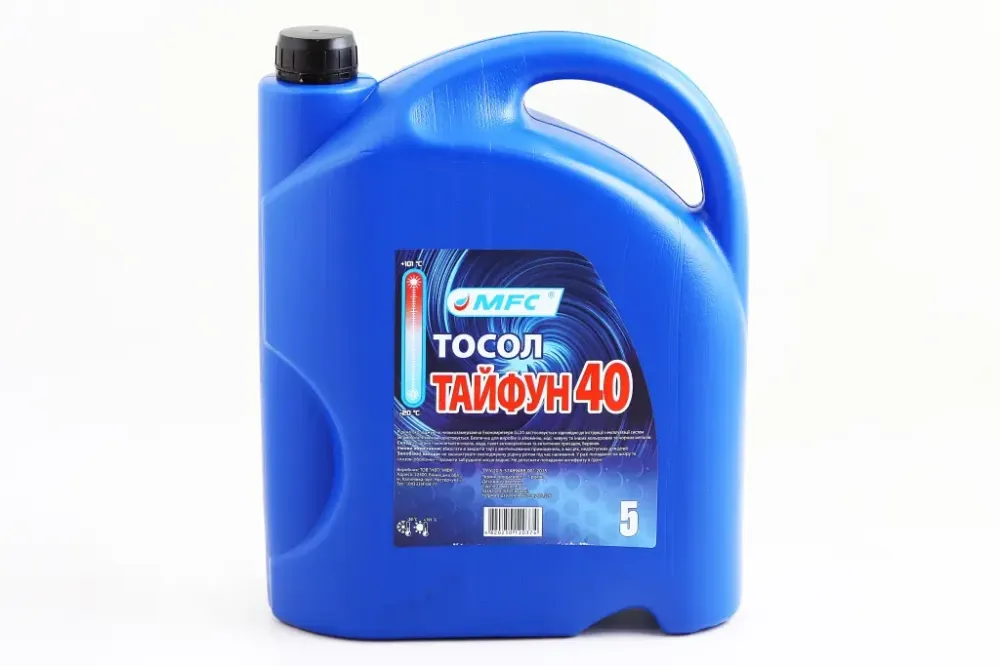 Жидкость охлаждающая тосол -20° MFC Тайфун-40 4.0 кг Винница - изображение 1