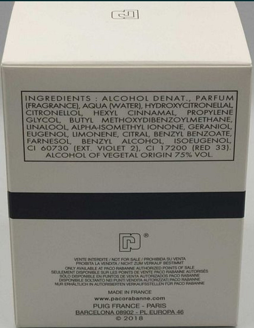 Парфюмерия: Paco Rabanne Ultraviolet edp 80ml. Оригинал ! Киев - изображение 2